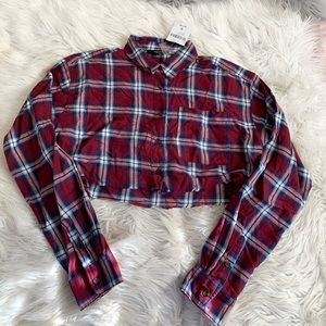 Forever 21 Plaid Button Down Shirt